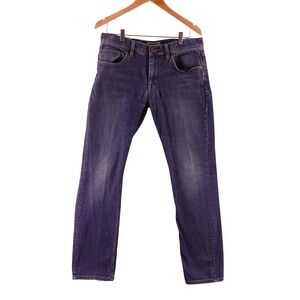 Travis Mathew Mens Size 34x30 Dark Wash Straight Leg Jeans Blue Denim